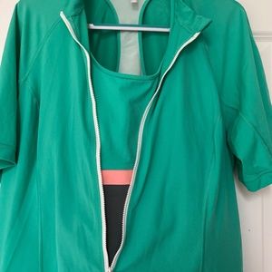 LANDS’END Tankini Top with Matching Jacket